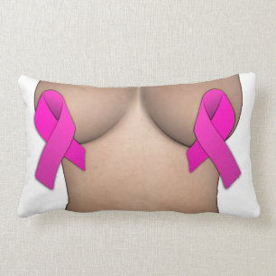 Bastkanker Roze linten Lumbar Pillow Kussen