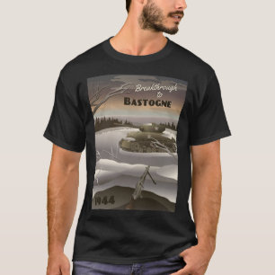 Bastogne 1944 - Strijd tegen het bulgreisposter T-shirt