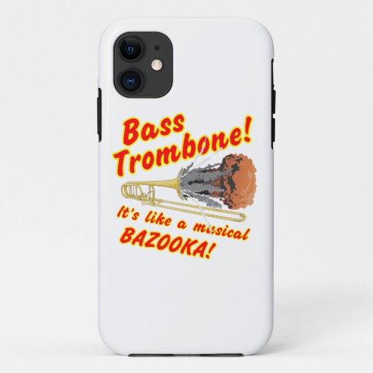Bastrombone Muziekgroep Bazooka Case-Mate iPhone Case (Achterkant)