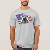 Bastrop Chapter - Tattered Flag T-shirt (Voorkant)