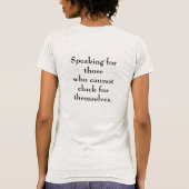 Bastrop Chicken Sanctuary in het geheugen van T-shirt (Achterkant)