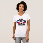 Bastrop Pickleball, Texas (donkere shirten) T-Shir T-shirt (Voorkant volledig)