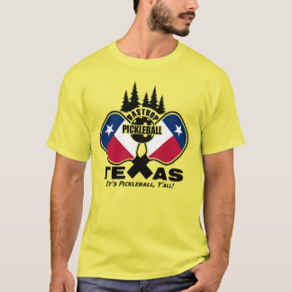 Bastrop Pickleball, Texas (donkere shirten) T-Shir T-shirt