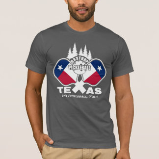 Bastrop Pickleball, Texas (donkere shirten) T-Shir T-shirt