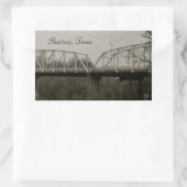 Bastrop, Texas Old Iron Bridge Sticker (Tas)