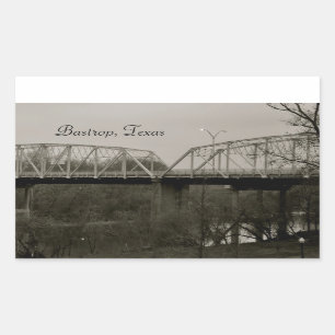 Bastrop, Texas Old Iron Bridge Sticker