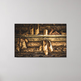 Bastschoenen voor verkoop canvas afdruk