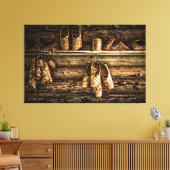 Bastschoenen voor verkoop canvas afdruk (Insitu (Woonkamer))