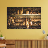 Bastschoenen voor verkoop canvas afdruk (Insitu (Woonkamer))