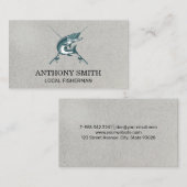bastvis | pictogram Visten Visitekaartje (Voorkant / Achterkant)