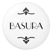 Basura Keramische Knop (Voorkant)