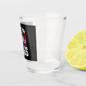 Basvisserij Muurkunst | Gewoon Een Vis Die Van Bas Shot Glas (Rechts)