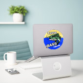 BASVISSPORT STICKER (Laptop op bureau)