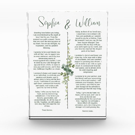 BASWOOD GELOFTE FOTOBLOKKEN (Voorkant)