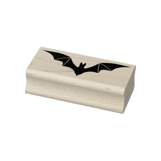 Bat 2 silhouet art stempel (Stempel)