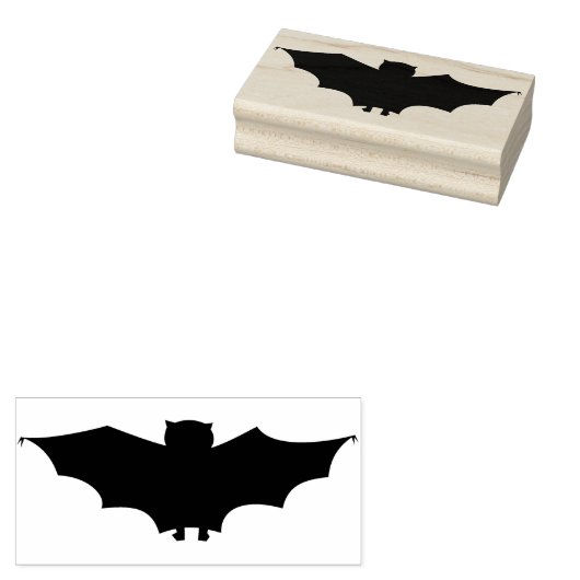 Bat 3 kunstzegel voor silhouet rubberstempel (Gestempeld)