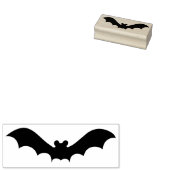 Bat 4 silhouet art stempel (Gestempeld)