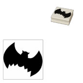 Bat 8 kunstzegel voor silhouet rubberstempel (Gestempeld)