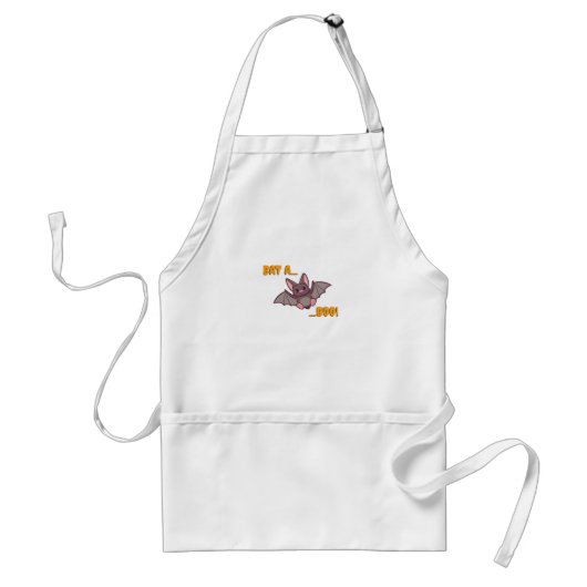 Bat A Boo Schattigee Bat Standaard Schort (Voorkant)