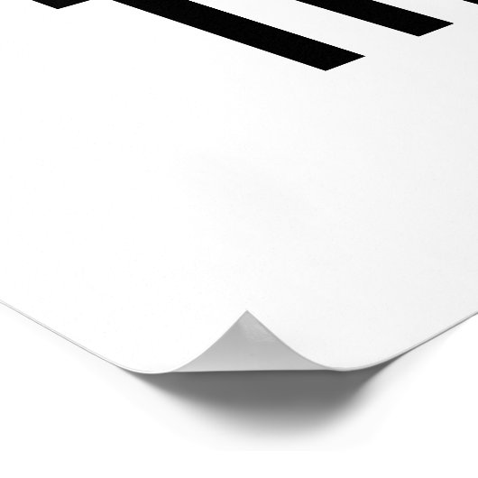 Bat aan de bottenschunnij poster (Hoek)