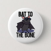 Bat aan de bottenschunnij ronde button 5,7 cm (Voorkant)