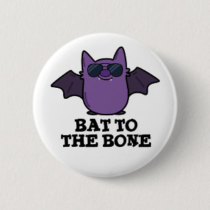 Bat aan de bottenschunnij ronde button 5,7 cm
