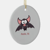 Bat - Austin, Texas Keramisch Ornament (Rechts)