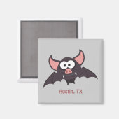 Bat - Austin, Texas Magneet (Voorkant / Achterkant)