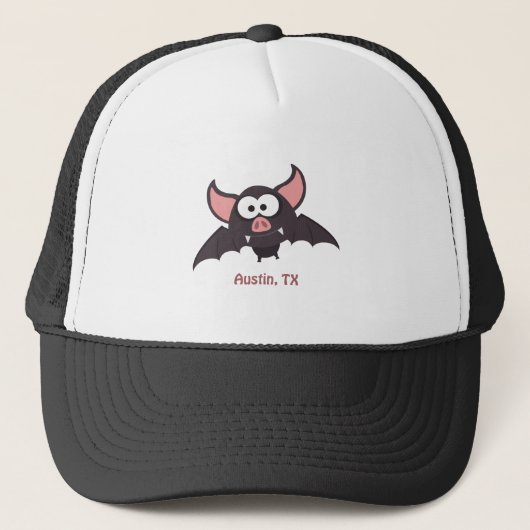 Bat - Austin, Texas Trucker Pet (Voorkant)