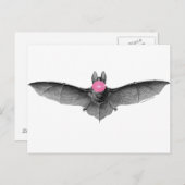 Bat Baling Bubbles Gothic Absurd Briefkaart (Voorkant / Achterkant)