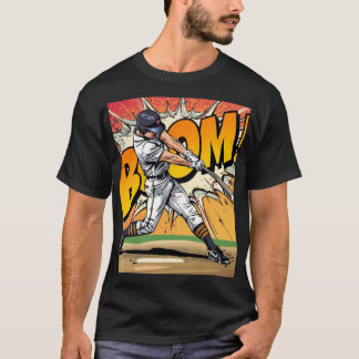 Bat Ball Boom T20 Cricket Graphic Tee T-shirt