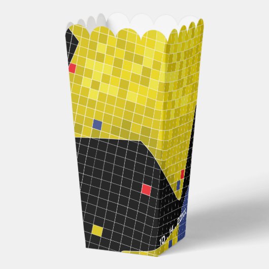 Bat Bar Mitzvah GAME ON Lining Favor Boxes Bedankdoosjes (Achterkant)