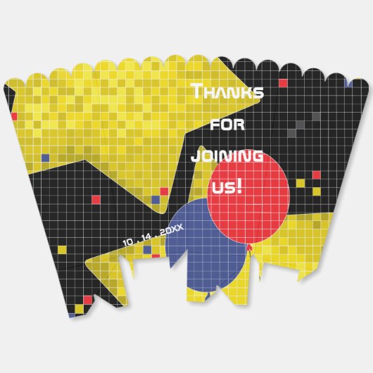 Bat Bar Mitzvah GAME ON Lining Favor Boxes Bedankdoosjes (Ongevouwen)