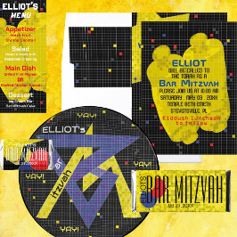 Bat Bar Mitzvah GAME ON Lining Favor Boxes Bedankdoosjes