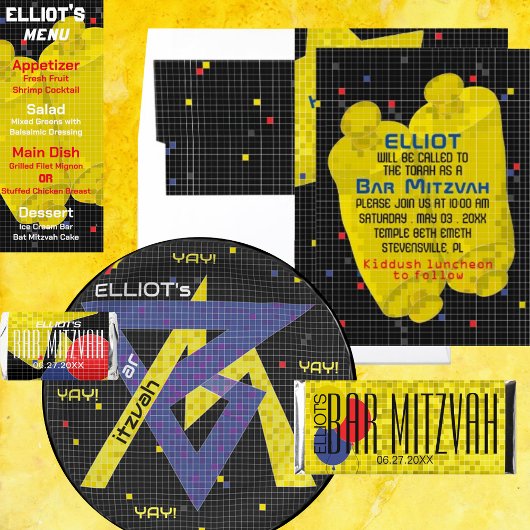 Bat Bar Mitzvah GAME ON Lining Favor Boxes Bedankdoosjes