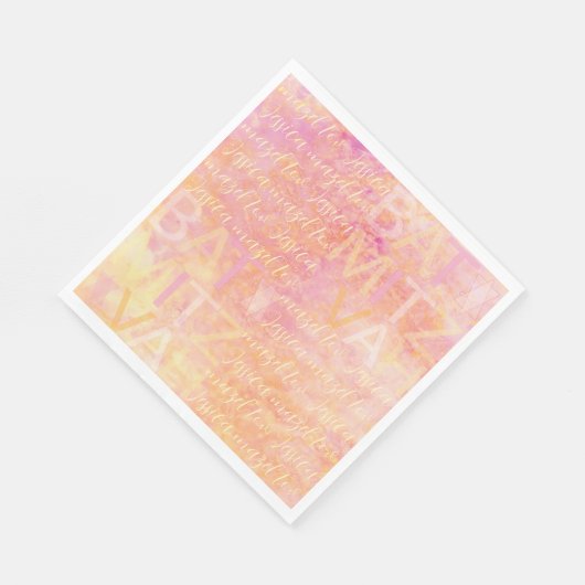 Bat Bar Mitzvah gewoon subtiel te servetten (Hoek)