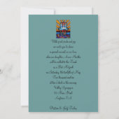 Bat Bar Mitzvah Invitaties Kaart (Achterkant)