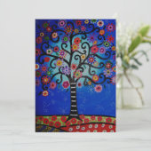 Bat Bar Mitzvah Invitaties Kaart (Staand voorkant)