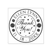 Bat Bar Mitzvah Logo Confetti Inkt Rubber Stempel (Afrduk)