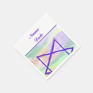 Bat Bar Mitzvah Paper Napkins Servetten