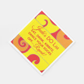 Bat Bar Mitzvah Silvery Swirls Napkins Servet (Hoek)