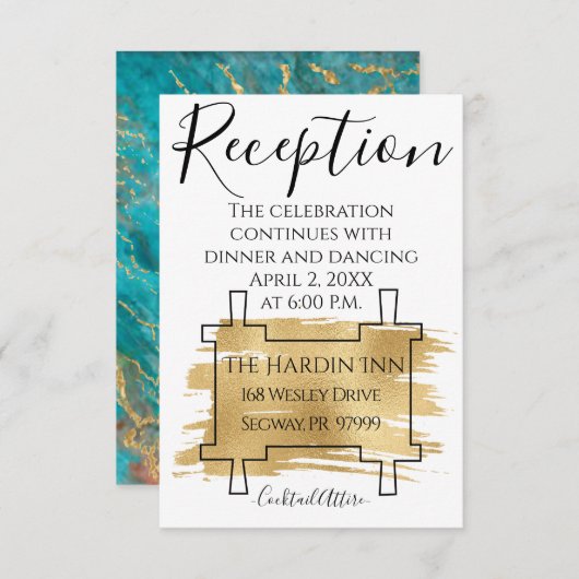 Bat Bar Mitzvah uit deze World Reception Kaart (Voorkant / Achterkant)