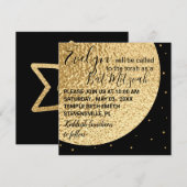 Bat Bar Mitzvah uit dit World 2 Square Invite (Voorkant / Achterkant)