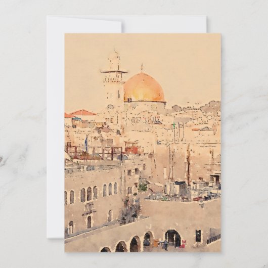 Bat Bar Mitzvah Uitnodiging (Achterkant)