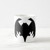 Bat Black Het museum Zazzle geschenken Koffiemok (Center)