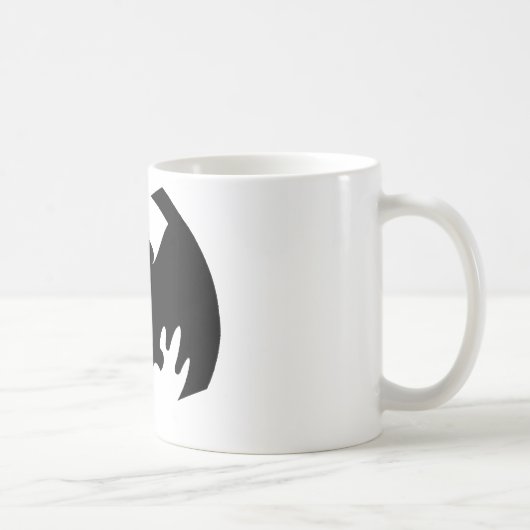 Bat Black Het museum Zazzle geschenken Koffiemok (Rechts)