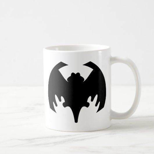 Bat Black Het museum Zazzle geschenken Koffiemok (Rechts)