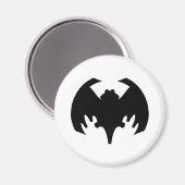 Bat Black Het museum Zazzle geschenken Magneet (Voorkant / Achterkant)