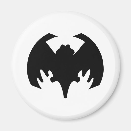 Bat Black Het museum Zazzle geschenken Magneet (Voorkant)