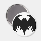 Bat Black Het museum Zazzle geschenken Magneet (Voorkant / Achterkant)